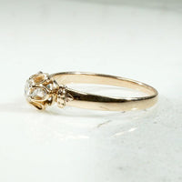 Charming Buttercup Set Diamond Engagement Ring