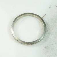 Pretty Little 18k White Gold Art Deco Band