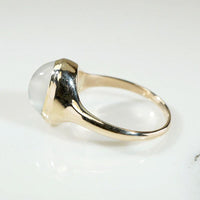 Sensual Edwardian Moonstone in Gold Ring