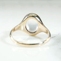 Sensual Edwardian Moonstone in Gold Ring