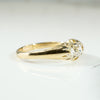 Dazzling Antique Diamond & 18k Trilogy Ring