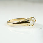 Dazzling Antique Diamond & 18k Trilogy Ring