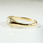 Dazzling Antique Diamond & 18k Trilogy Ring
