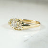 Dazzling Antique Diamond & 18k Trilogy Ring