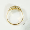 Dazzling Antique Diamond & 18k Trilogy Ring