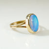 Hypnotic Opal in Gold Edwardian Ring
