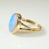 Hypnotic Opal in Gold Edwardian Ring