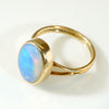 Hypnotic Opal in Gold Edwardian Ring