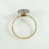 Fancy Brown Diamond Halo Ring in 18k & Platinum
