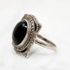 Darkly Romantic 1920s Onyx & Marcasite Ring