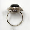Darkly Romantic 1920s Onyx & Marcasite Ring