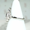 Wind Rose Diamond & Engraved Platinum Ring