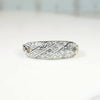 "Customized" Sparkling Diamond Band in White Gold
