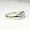 "Customized" Sparkling Diamond Band in White Gold