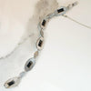 Moody German Art Deco Agate & Marcasite Bracelet