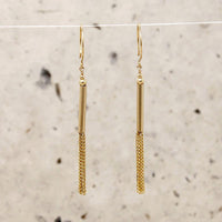 Flair Chain Tassel Earrings from Favor