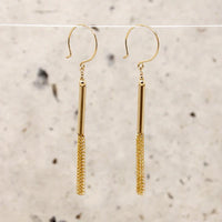 Flair Chain Tassel Earrings from Favor