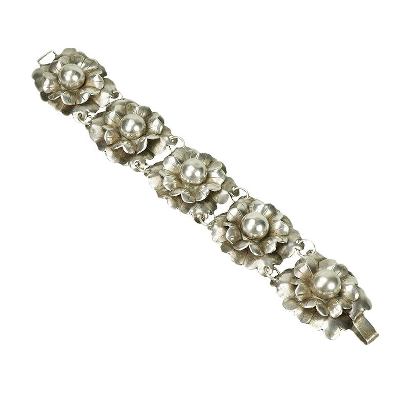 Vintage Mexican Silver Bracelet