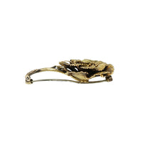 Antique Poppy Brooch in Gold