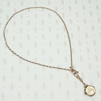 Green and Rose Gold Flower Basket Locket 