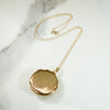 Gold and Diamond Art Nouveau Pansy Locket