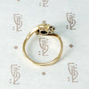 Swirling Romantic Diamond Cluster Ring