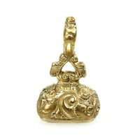 Carved Amethyst Inquire Within Petite Victorian Fob seal