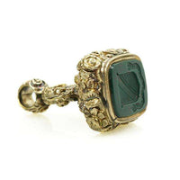 Early 19th century Bloodstone Fob Seal with Crest