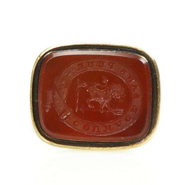 order of the garter carved seal