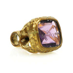 Amethyst Glass Tassie Seal in Pinchbeck "Mary Ann"
