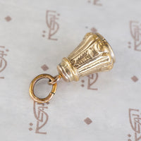 Emerald Green Glass 19th Century Fob