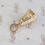 Emerald Green Glass 19th Century Fob