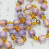 Vintage Venetian Foiled Lamp Wound Beads
