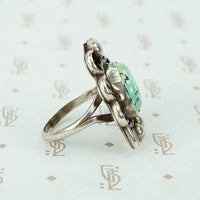 Vintage Turquoise Silver Ring