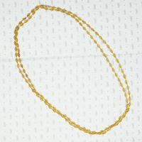 Extra Long Victorian French 18k Gold Chain