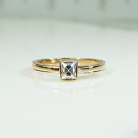 Antique French Cut Diamond in Recycled Gold
