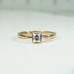Antique French Cut Diamond in Recycled Gold