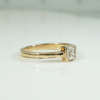 Antique French Cut Diamond in Recycled Gold