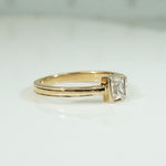 Antique French Cut Diamond in Recycled Gold