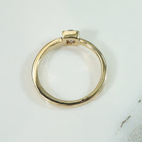 Antique French Cut Diamond in Recycled Gold