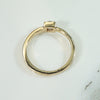 Antique French Cut Diamond in Recycled Gold