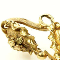19th century Day & Night Earrings French Hallmarked 18k Gold
