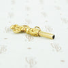 French 18k Repossé Watch Key