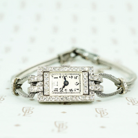 french platinum diamond encrusted ladies watch 1910