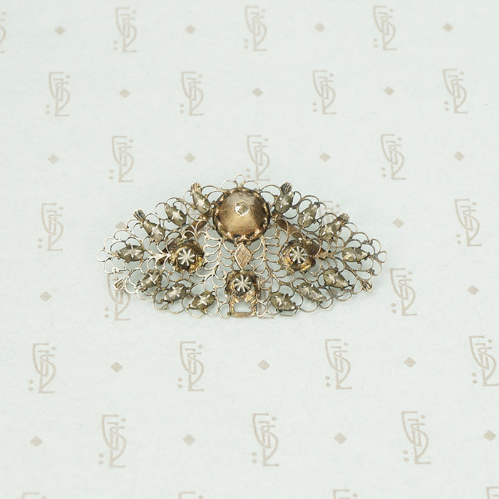 18thc French Provencial Ribbon Slide Necklace