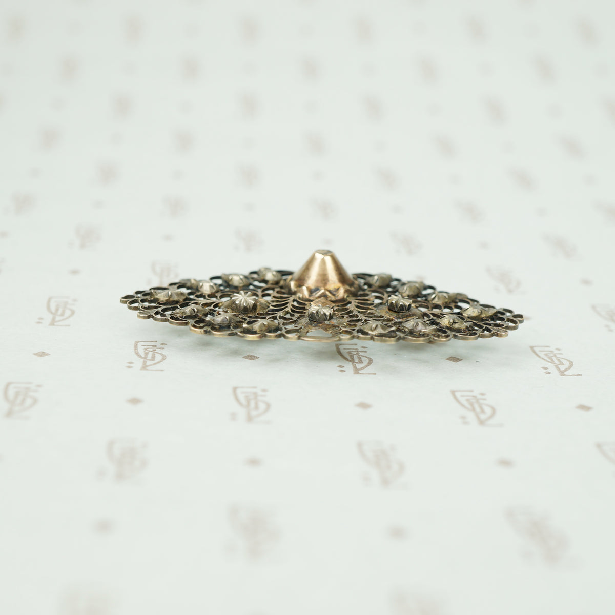 18thc French Provencial Ribbon Slide Necklace