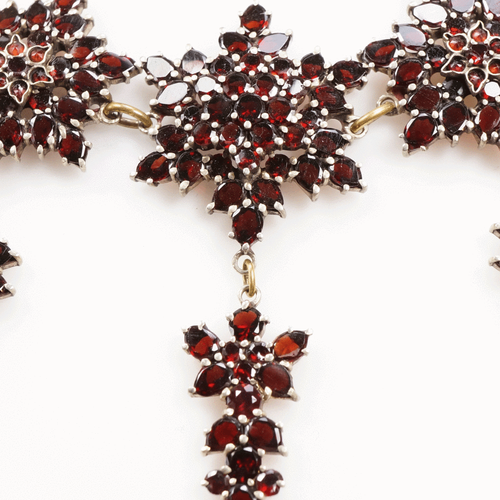Grand Bohemian Garnet Necklace