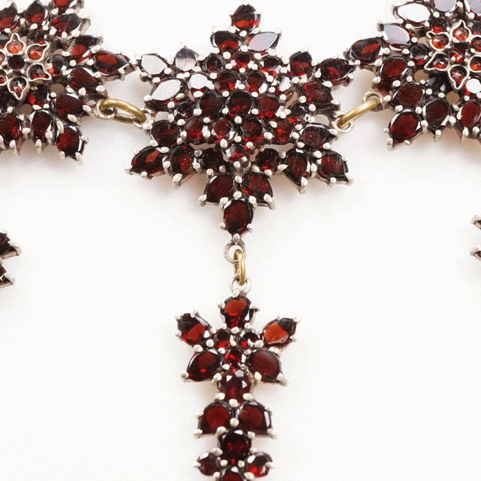 Grand Bohemian Garnet Necklace