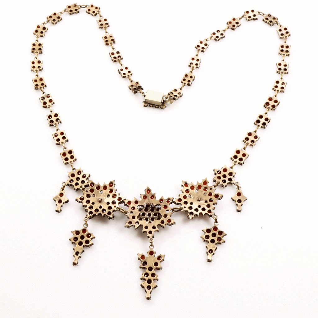 Grand Bohemian Garnet Necklace