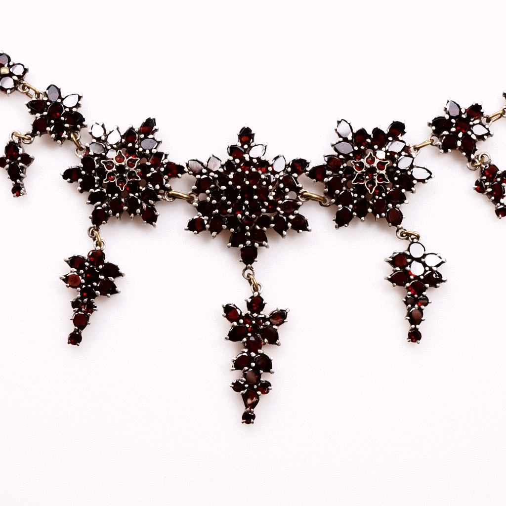 Grand Bohemian Garnet Necklace